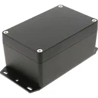 Hammond Electronics 1550Z108FBK Universele behuizing 125 x 81 x 59 Aluminium spuitgietwerk Zwart 1 stuk(s)