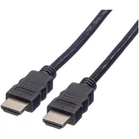 Roline HDMI High Speed kabel met Ethernet M-M, zwart, 1,5 m