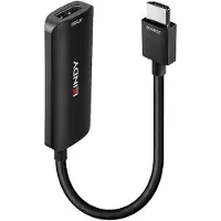 Lindy 38327 HDMI / DisplayPort Converter [1x HDMI - 1x DisplayPort] Zwart 4K UHD 157 mm