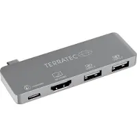 Terratec 251737 Connect C4 USB-C zu USB-C PD HDMI 2xUSB3.0 Alu