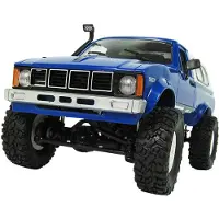 Amewi Offroad-Truck Blauw Brushed 1:16 RC auto Elektro Terreinwagen 4WD RTR Incl. accu en lader