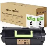 G&G Toner vervangt Lexmark 522X Compatibel Zwart 45000 bladzijden Reborn remanufactured 21310