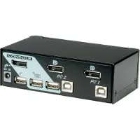 Roline DisplayPort USB 2.0 KVM Switch, 1 User - 2 PC