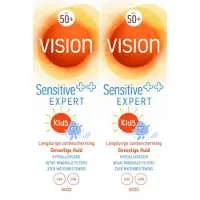 Vision 2x Zonnebrand Kids Sensitive Lotion SPF 50+ 180 ml