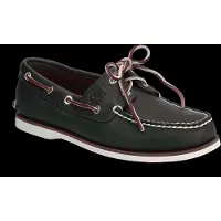 Timberland Mocassins '174036 CLASSIC BOAT SHOE barca navy blu scarpe uomo lacci light pelle' black denim