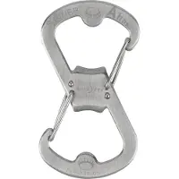 Niteize NI-SBO-03-11 S-Biner Ahhh Sleutelkarabijn RVS 1 stuk(s)