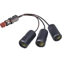 Procar Drievoudige verloopkabel 3 x 5A Stroombelasting (max.): 15 A Verdeler 12 V, 24 V