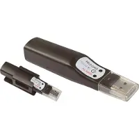 DOSTMANN ELECTRONIC Thermische datalogger LOG32 T, Thermometer + hygrometer, Zwart