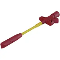 Hirschmann Test & Measurement KLEPS 2700 rt Grijpklem Steekaansluiting 4 mm CAT III Rood