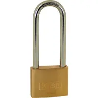 Kasp K12050L80D Hangslot 50 mm Goud-geel Sleutelslot