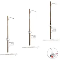 Woodland N Houten lichtmast Enkel Kant-en-klaar model WJP5638 3 stuk(s)