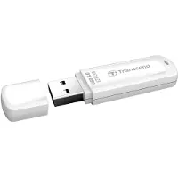 Transcend JetFlash 730 USB-stick 128 GB Wit TS128GJF730 USB-A 3.2 Gen 1