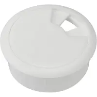 TRU COMPONENTS 530045 Kabeldoorvoering Voor werkblad ABS Wit 1 stuk(s)