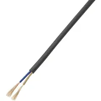TRU COMPONENTS 1566995 Aansluitkabel 2 x 0.75 mm² Zwart 20 m