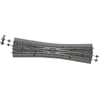Roco H0 RocoLine (met ballastbed) 42549 Engels wissel, Dubbel 345 mm 1 stuk(s)
