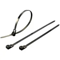 TRU COMPONENTS 1592883 TC-HVC300203 Kabelbinder 300 mm 7.60 mm Natuur Hersluitbaar 100 stuk(s)