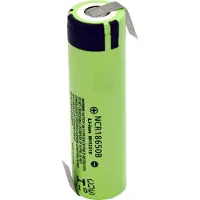 Panasonic NCR18650B ZLF Speciale oplaadbare batterij 18650 Z-soldeerlip Li-ion 3.7 V 3400 mAh 1 stuk(s)