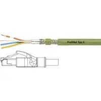 HELU 806410 RJ45 Netwerkkabel, patchkabel CAT 5e SF/UTP 1.00 m Groen PUR-mantel, Afscherming gevlochten, Folie afscherming, Flexibele binnenader 1 stuk(s)