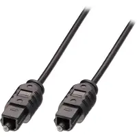 Lindy Toslink Audio Aansluitkabel [1x Toslink-stekker (ODT) - 1x Toslink-stekker (ODT)] 2.00 m Zwart