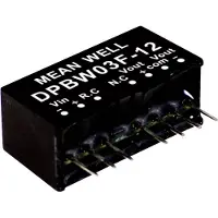 MEAN WELL DPBW03F-15 DC/DC-convertermodule 100 mA 3 W Aantal uitgangen: 2 x Inhoud 1 stuk(s)