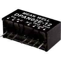 MEAN WELL DPAN02A-05 DC/DC-convertermodule 200 mA 2 W Aantal uitgangen: 2 x Inhoud 1 stuk(s)