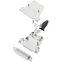 Encitech DTSL25-SJSRG-T-DBS-W-K 6355-8086-13 D-sub female connectorset 180 ° Aantal polen: 25 Soldeerkelk 1 stuk(s)