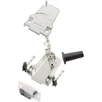 Encitech D45ZF09-DMP-W-K 6355-8047-01 D-sub male connectorset 45 ° Aantal polen: 9 Soldeerkelk 1 stuk(s)