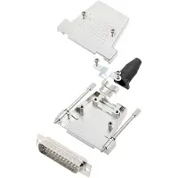 Encitech DTSL25-LJSRG-T-DBP-W-K 6355-8040-03 D-sub male connectorset 180 ° Aantal polen: 25 Soldeerkelk 1 stuk(s)