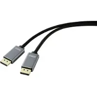 Speaka Professional SP-8993892 DisplayPort-kabel DisplayPort Aansluitkabel DisplayPort-stekker, DisplayPort-stekker 5.00 m Zwart