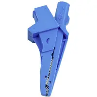Ht instruments 5004-IECB 1003130 Banaanstekker Bananenbus, Bus 4 mm, Steekaansluiting 4 mm, Krokodilklem CAT III 1000 V Blauw 1 stuk(s)