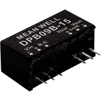 MEAN WELL DPB09B-15 DC/DC-convertermodule 300 mA 9 W Aantal uitgangen: 2 x Inhoud 1 stuk(s)