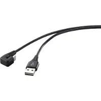 Renkforce RF-4609276 USB-kabel USB 2.0 USB-C stekker, USB-A stekker 1.00 m Zwart