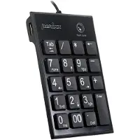 Perixx PERIPAD-202 H B Numeriek toetsenbord USB Multimediatoetsen Zwart