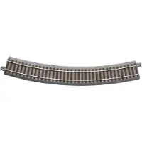 Roco H0 GeoLine (met ballastbed) 61128 Gebogen rails 6 stuk(s)