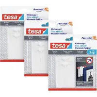TESA 77776 Klevende spijkers Wit Inhoud: 6 stuk(s)