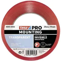 TESA Montageband | transparant | lengte 25 m | breedte 19 mm - 66965-00002-00