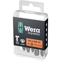 Wera 05057662001 Kruis-bit Aandrijving: 1/4 (6,3 mm) Uitvoering: Kruiskop Pozidriv 3 50 mm