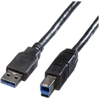 Roline USB 3.0 kabel, type A - B, 1,8 meter