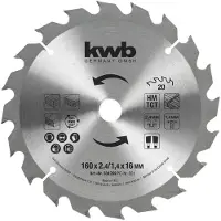 Kwb 584359 Cirkelzaagblad 160 x 16 mm 1 stuk(s)