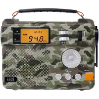 Silva SOS 223 BT Noodradio VHF (FM), Middengolf, Korte golf Noodradio, AUX, Korte golf, FM, Middengolf, USB Handslinger, Leeslamp, Oplaadbaar