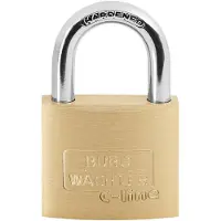 Burg wachter 33661 Hangslot 40.00 mm Verschillend sluitend Messing Sleutelslot