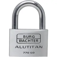 Burg wachter 36121 Hangslot 70.00 mm Verschillend sluitend Aluminium Sleutelslot