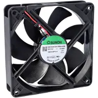 SUNON EEC0251B3-000U-A99 Axiaalventilator 12 V/DC 127.39 m³/h (l x b x h) 25 x 120 x 120 mm