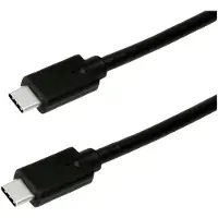 Roline USB 3.2 Gen 2x2 kabel, Emark, C-C, M/M, 20Gbit/s, 100W, zwart, 1,5 m