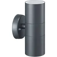 Philips Wandlamp buiten Kylis, zwart, Roestvrij staal, Modern, Wandlamp buiten