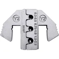 Toolcraft TO-9625881 Krimpinzetstuk Yazaki YES/YESC 2.8 verzegeld contact Terminal 0.3 tot 2.5 mm² Geschikt voor merk