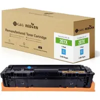 G&G Toner vervangt HP 207X Compatibel Cyaan 2450 bladzijden Reborn remanufactured 21286
