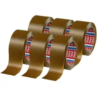 TESA tesapack 4124 PVC 04124-00096-00 Pakband tesapack 4124 Bruin (l x b) 66 m x 50 mm 6 stuk(s)