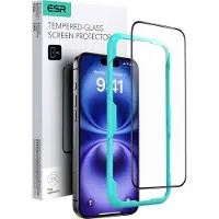 ESR Tempered-Glass 1D73300201 Screenprotector (glas) Apple iPhone 16, IPhone 15 1 stuk(s) Anti-vingerafdruk, Krasvast