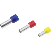 Cimco 187025 Adereindhulzen 10 mm² Deels geïsoleerd Rood 100 stuk(s)